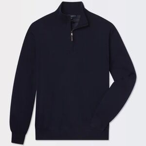 Fairway & Greene Men's Dark Blue Zip-Up Sweater